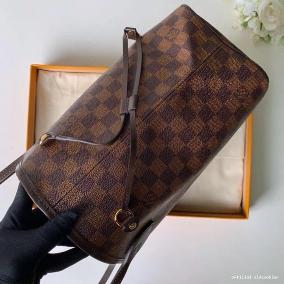 Official oldcobbler VUITTON NEVERFULL LOUIS MM 0825